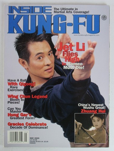 Inside Kung Fu Magazine May 2000 Jet Li Romeo Must Die Wing Chun Wu Shu
