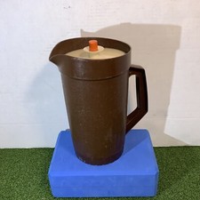 Vintage Tupperware~2 Quart Pitcher~Brown~800-6~Made In USA