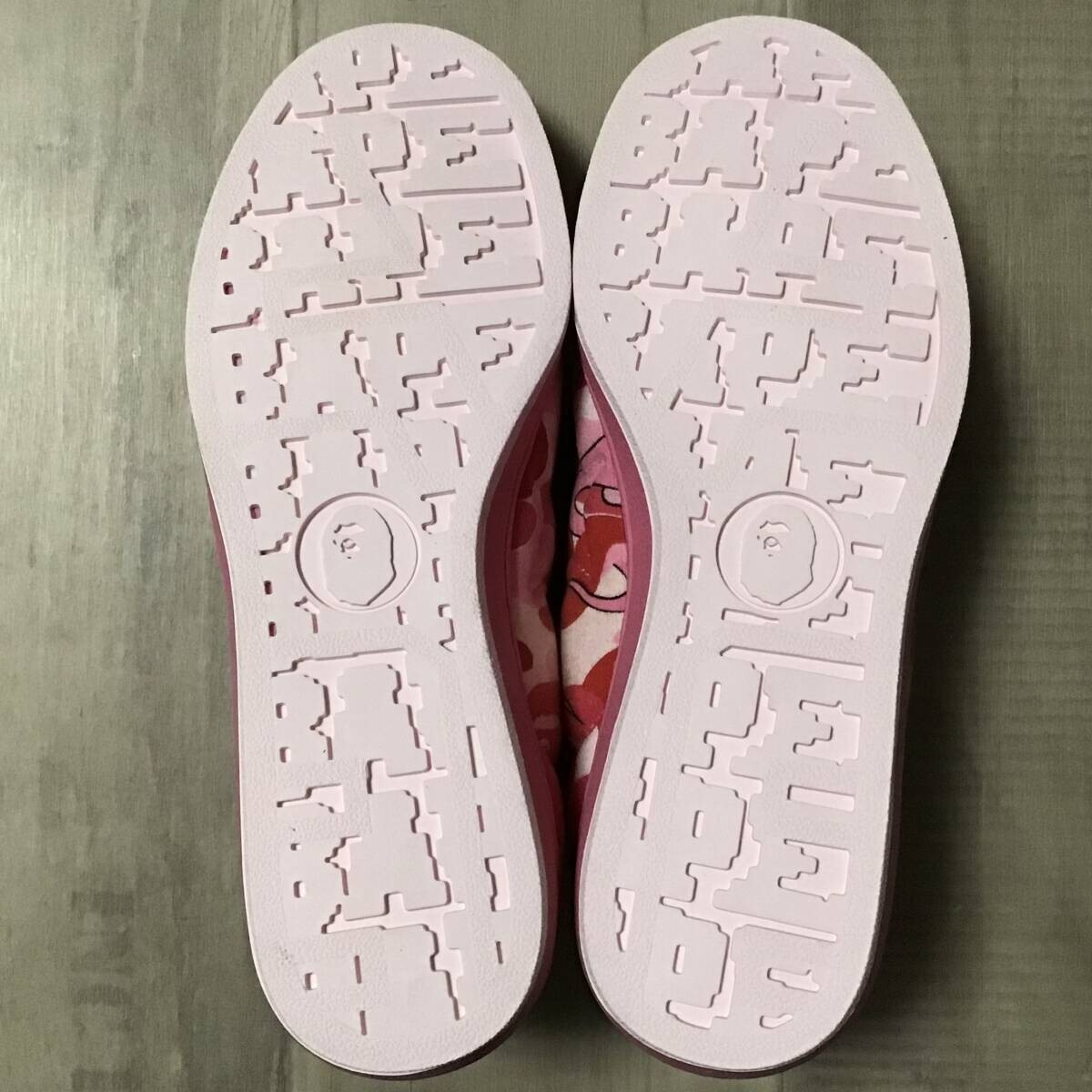 KAWS ULTRA SKULL STA sneakers BAPE STA ABC camo Pink NIGO A