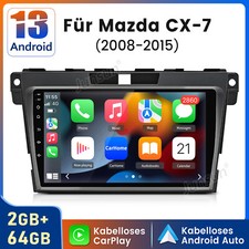 64GB Car Stereo Radio For MAZDA CX-7 2008-2015 Android 14 Autoradio Navi CarPlay