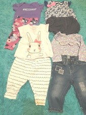 Baby Girls Clothes Lot 6-12 Months Summer, spring, Easter, jeans, shorts, tees