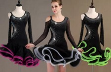 2026 Ballroom Latin dance Competition dance dress Women's Dancewear 138