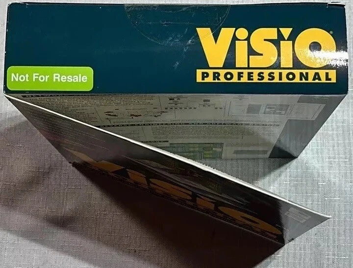 Vintage 1997 Visio Professional 5.0 Software for Windows 95 and NT 4.0 (SEALED) - Image 4 of 4