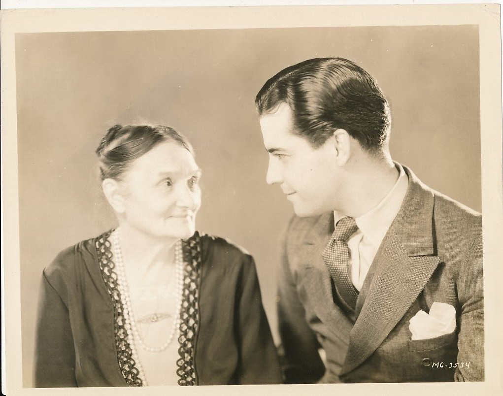 RAMON NOVARRO Fan Grandma Baker Original CANDID Vintage 1930s MGM Portrait Photo