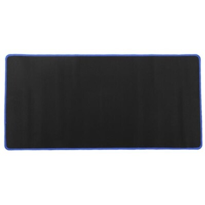 1 PC Black+Blue Laptop Computer Rubber Gaming Mouse Pad Mat Large Size