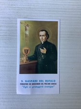 SANTINO SAN GASPARE DEL BUFALO IMMAGINE SACRA CON PREGHIERA PREZIOSISSIMO SANGUE