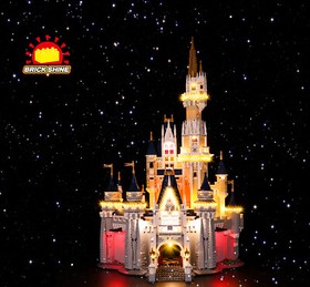 Brick Shine - Light Kit for LEGO The Disney Castle 71040