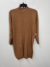Melonie Brown Mock Neck Long Sleeve Sweater Dress Women's Size XS