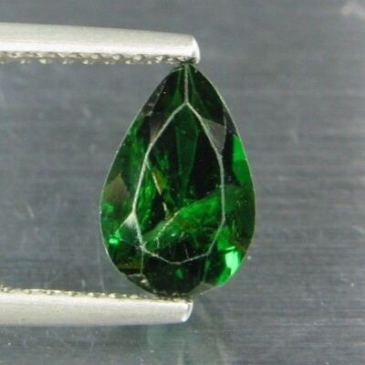 Tourmaline Chrome D'Afrique Naturelle - 6x5 Mm - 0.77 Carats - Rare