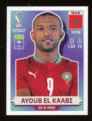 2022 Fifa World Cup Panini Sticker Qatar AYOUB EL KAABI Morocco MAR16