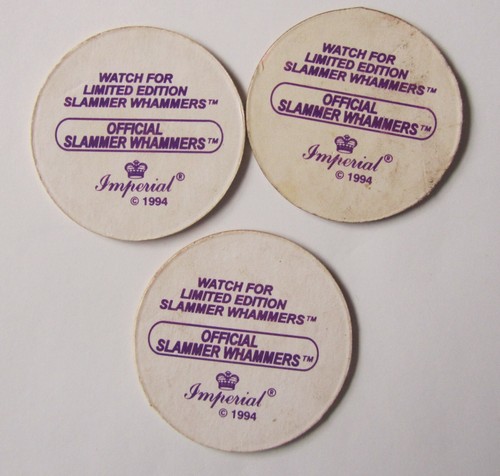 3 x American Highways Pogs - Official Slammer Whammers Imperial 1994 - Picture 2 of 2