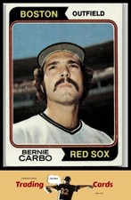 1974 Topps #621 Bernie Carbo Boston Red Sox Baseball Card Poor/VG
