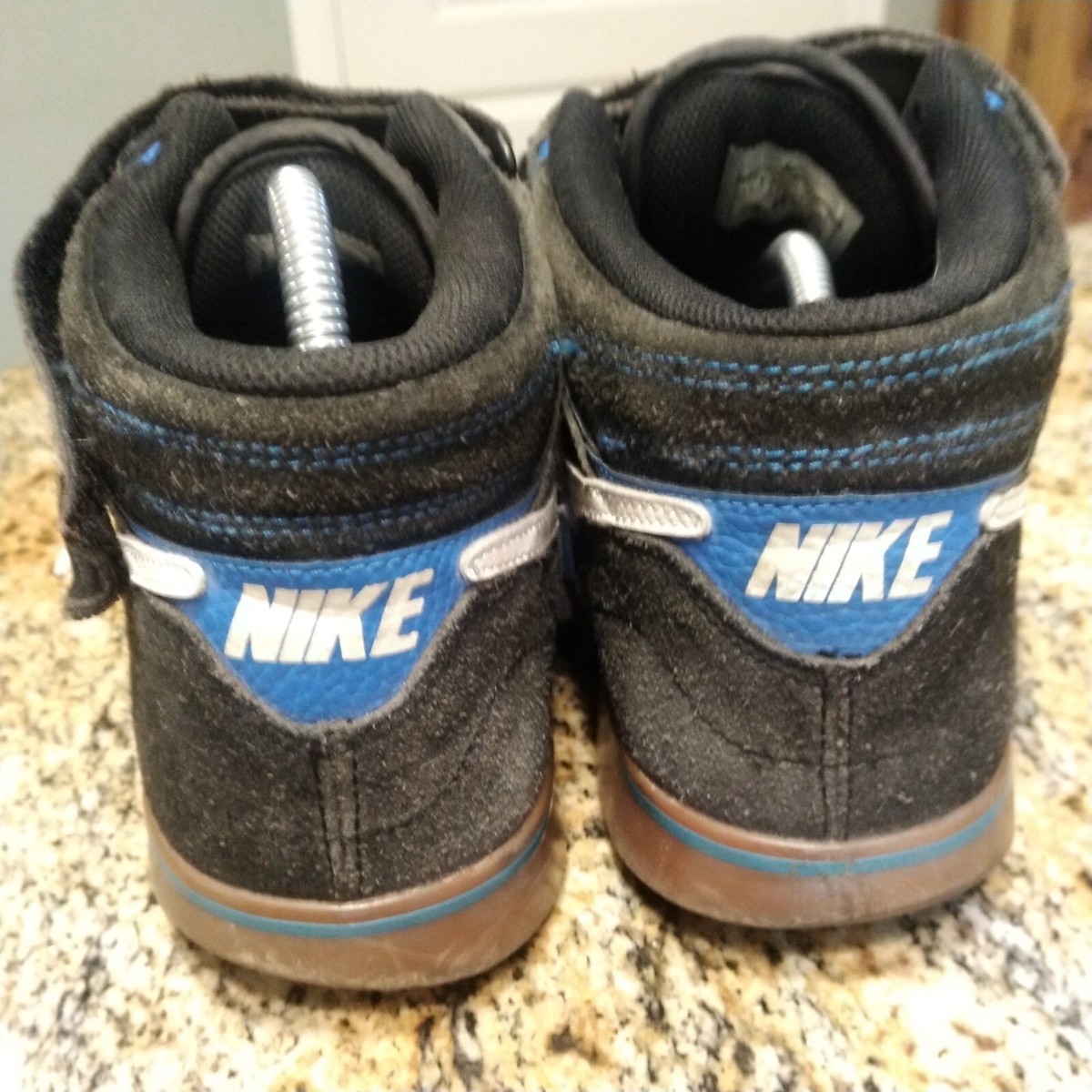 Rare Vintage 2012 NIKE Air Twilight Mid Men\'s Skater Blue Black US 12.5 Nike Twilight Mid SE Cobalt Blue Black White | Mercari main image 4