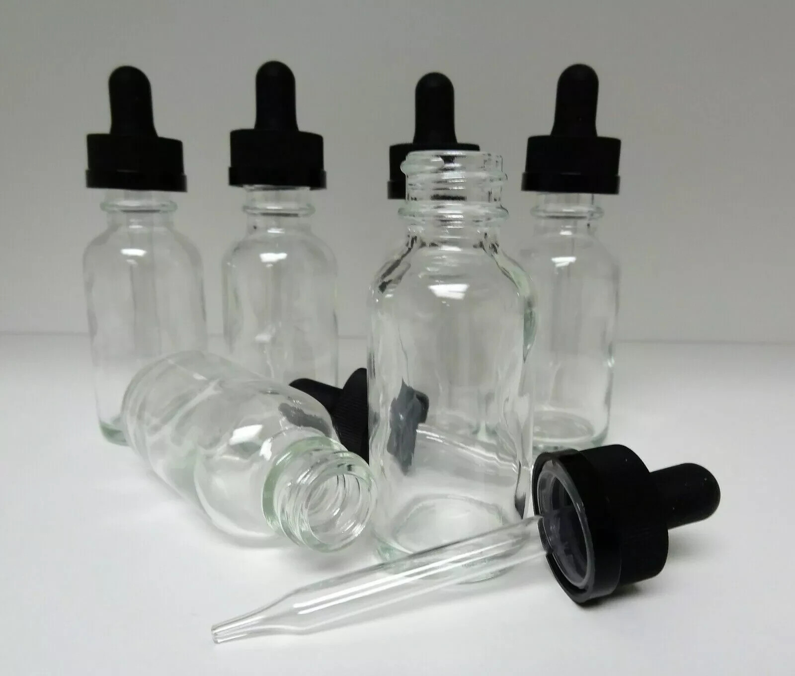 40p/each Glass Pipette Glass Dropper Bottle 30ml Oils Empty - 330PCS Joblot