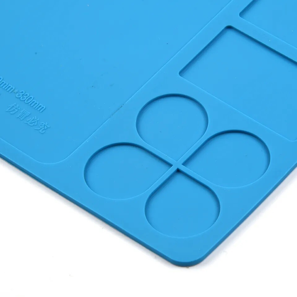 Heat Resistant Silicone Soldering Project Mat Pad Gifts Non-Slip Repair