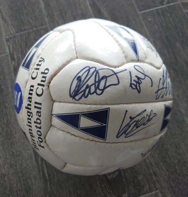 Birmingham City FC BCFC Football Signed BCFC 1996 Football Club Memorabilia  UK