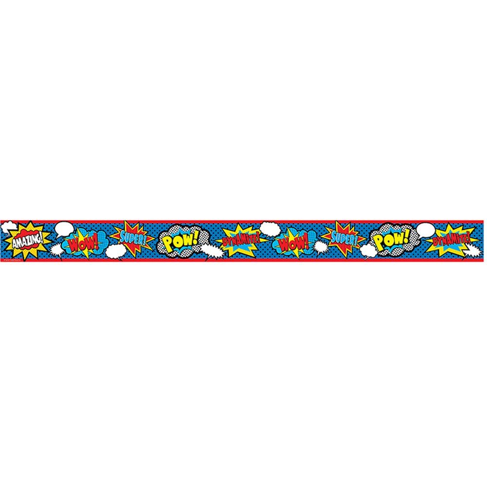 Superhero Straight Border Trim Teacher Created Resources
