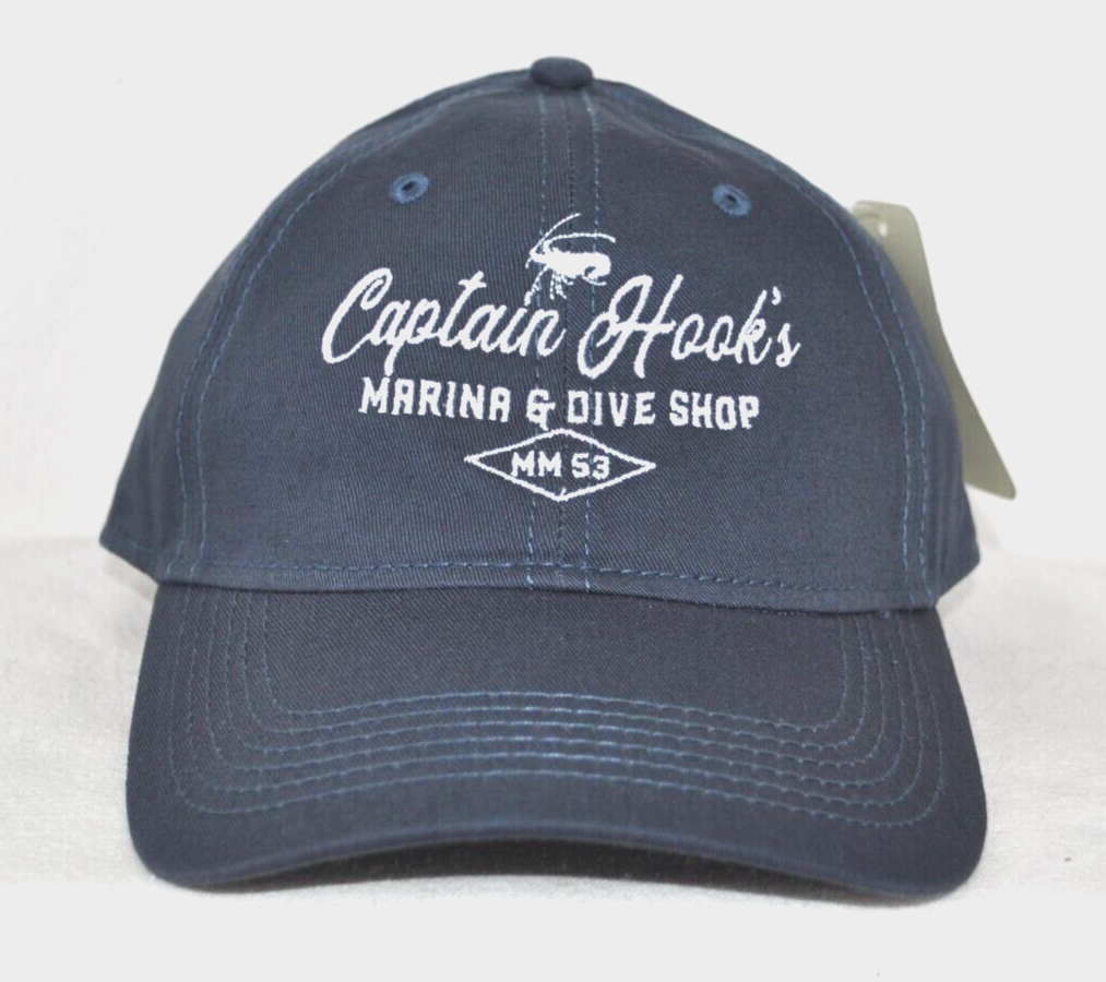 *CAPTAIN HOOKS MARINA & DIVE SHOP* Florida Keys Scuba Ball cap hat