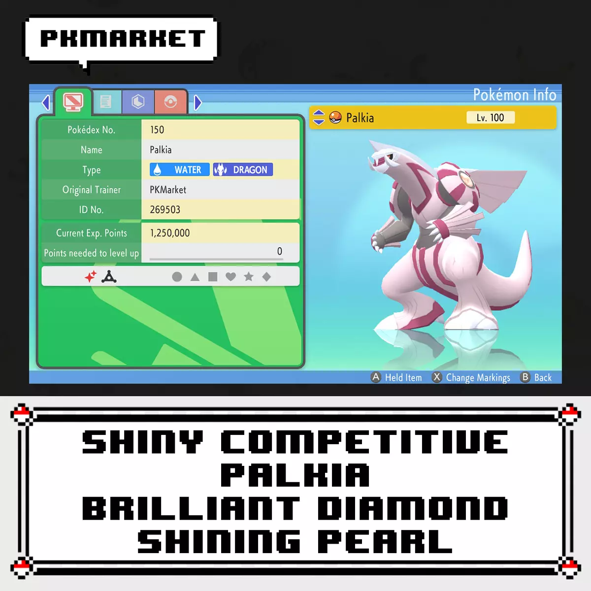 Pokemon palkia shiny