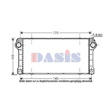 Ladeluftkühler passend für Toyota Avensis Kombi T27 Verso R2 E15 