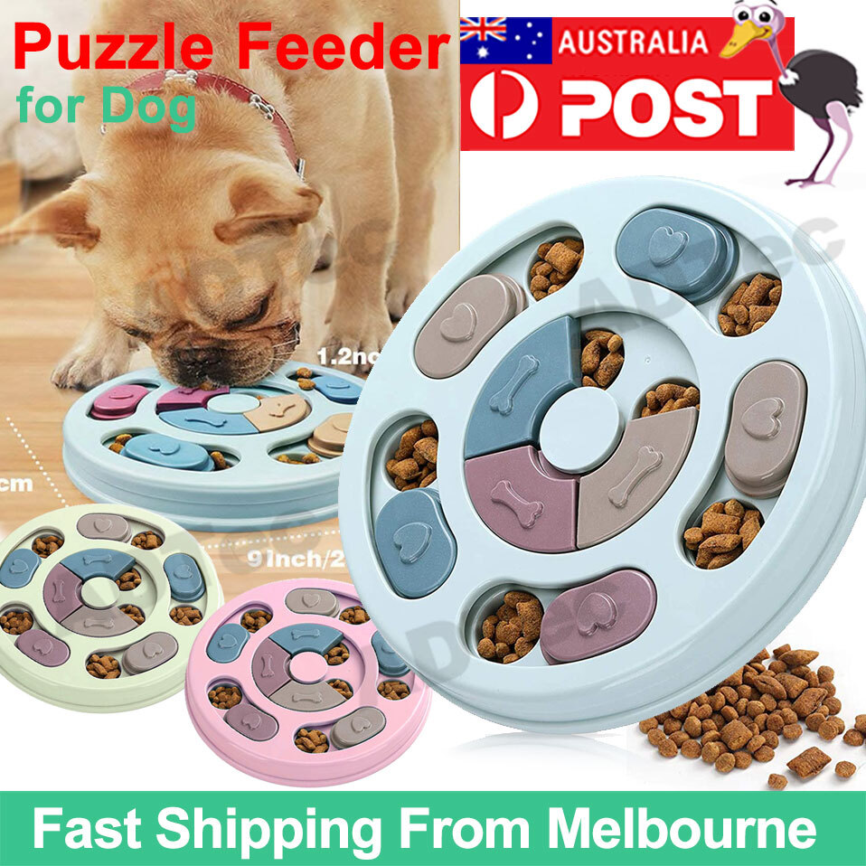 Dog Treat Dispenser Puppy Feeder Puzzle Game Interactive Toy Pet