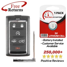 Remote Keyless Entry Fob Uncut Key Insert Replacement For Jeep 6b (M3NWXF0B1)