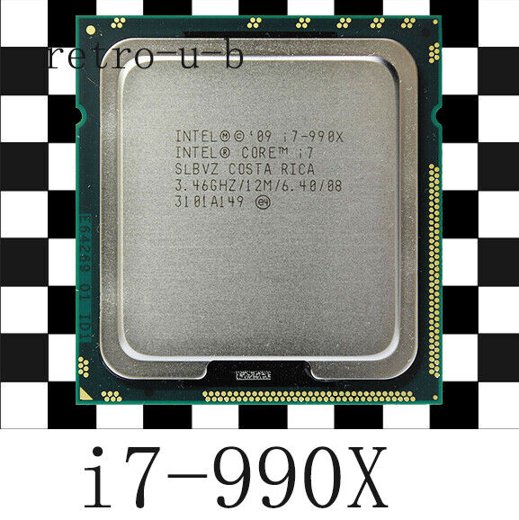 Intel Core i7-990X Extreme Edition 3.46GHz Six Core 