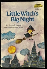 Little Witch's Big Night, Deborah Hautzig 1984 Step Into Reading Step 2, 1st-3rd