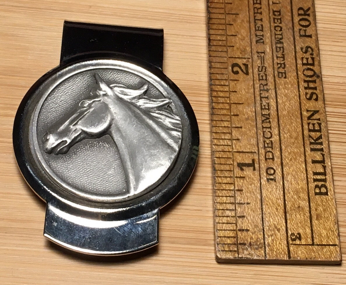 metal HORSE money clip Made in USA mustang pony eBay