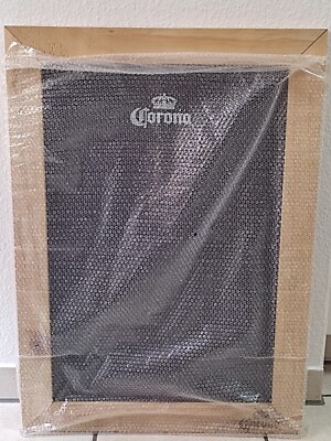 Corona Bier Kreide Tafel Rahmen Werbetafel Wandhalterung Gläser Restaurant Bar