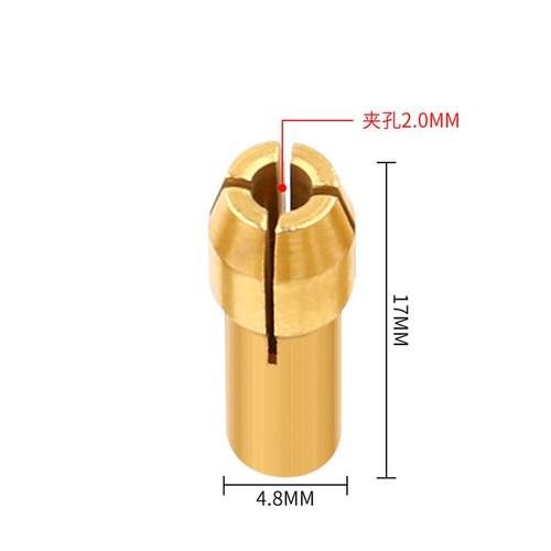 0,5 mm bis 3,2 mm Messingbohrer Spannfutter Spannfutter für Dremel Typ rotierende Werkzeuge - Bild 12 von 15