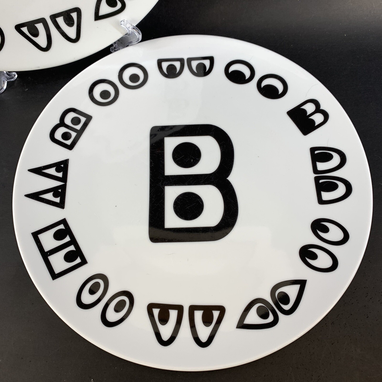 Ikea Glodande 23102 Lot Of 2 Dinner Plates Van Beirendonck Poland Eyes Pocelain thumbnail 3