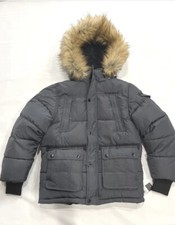 Diesel boys Hooded Puffer Jacket Parka Faux Fur