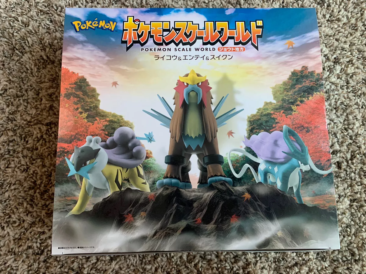 Pokemon Scale World Johto Raikou, Entei, Suicune Bandai Figure Set –  Simplytoyz