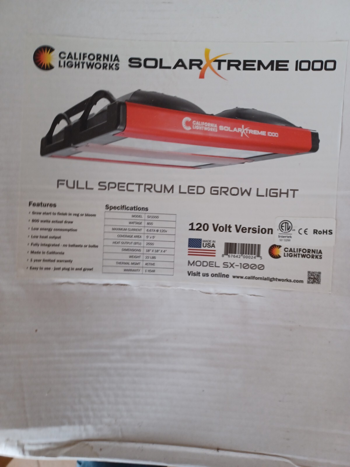 (california Lightworks) Open Box's $495.00 Each.