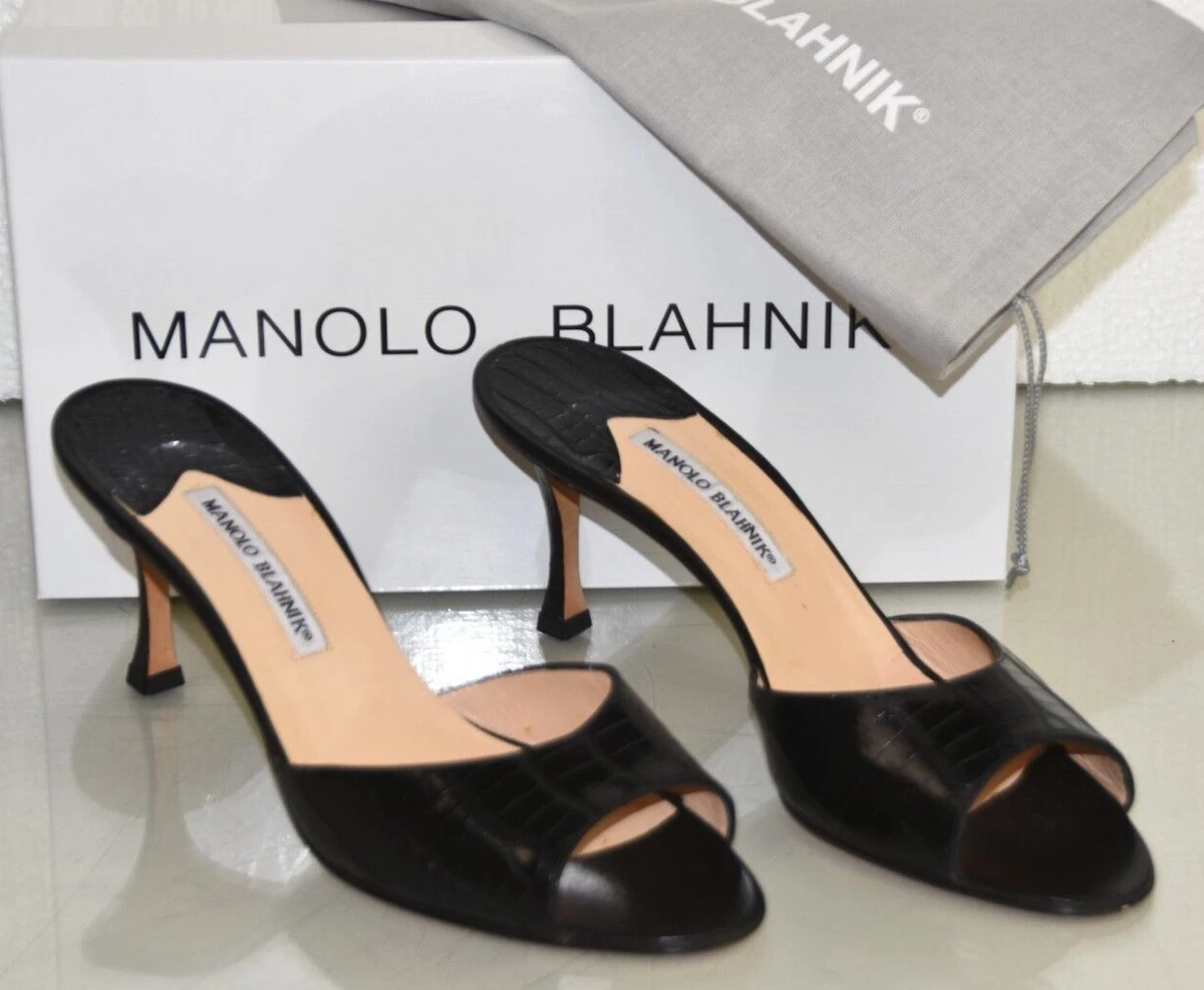 Manolo Blahnik Black Heels for Women for sale | eBay