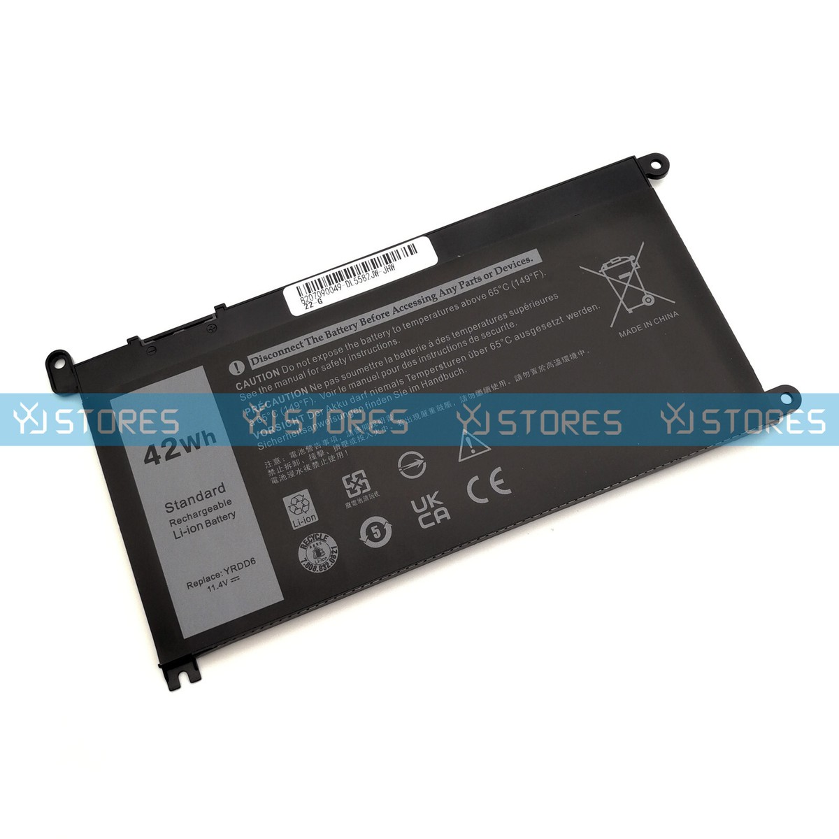 New YRDD6 Battery for Dell Inspiron 5480 5482 5488 5584 5585
