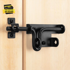 Slide Bolt Gate Latch Heavy Duty for Wooden Fence, Sliding Bolt Gate Latch Door