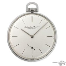 IWC Pocket Watch 210 Small Second Manual Cal.952 Silver Dial Men's