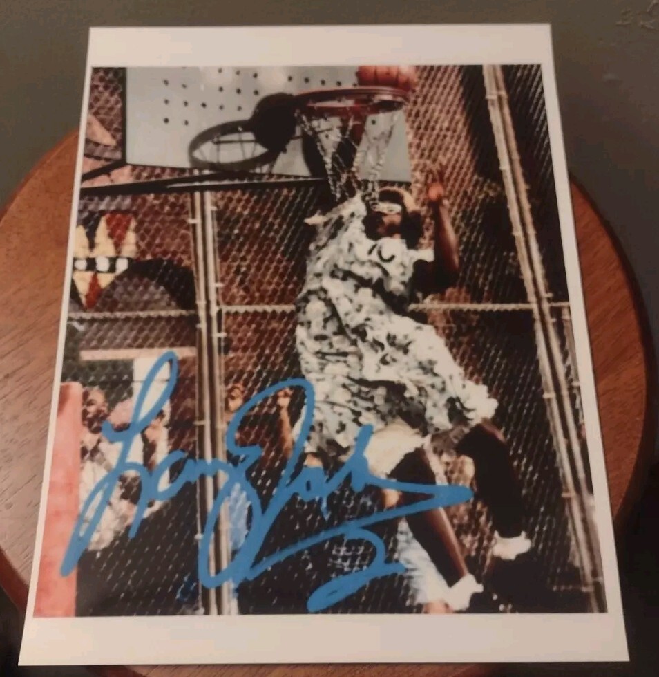 LARRY JOHNSON GRANDMAMA 8.5x11 ULTRA PREMIUM GLOSSY BASKETBALL OLD