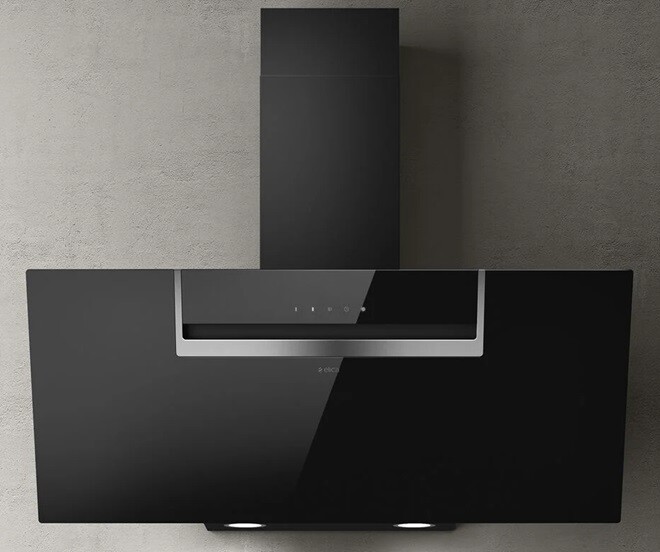 ELICA SHEEN S BL/A/90 CAPPA PARETE ASPIRANTE TOUCH CONTROL VETRO NERO