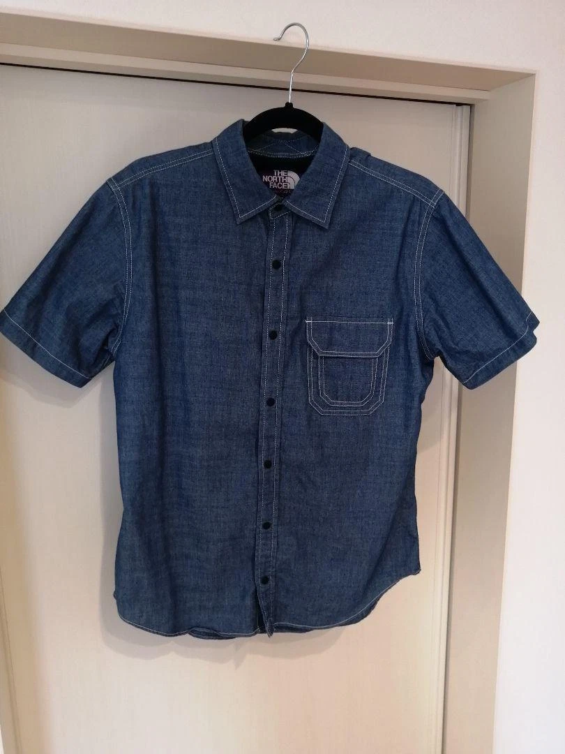 THE NORTH FACE PURPLE LABEL NT3613N Chambray Shirt Indigo Size S Used