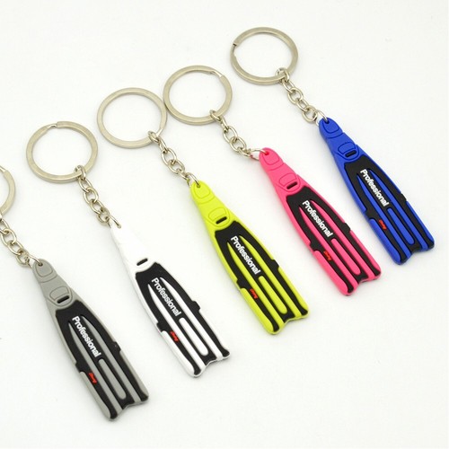 Stylish Scuba Diving Fin Keychain Perfect Key Chain for Backpacks and