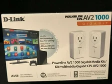 D-Link Powerline DHP-621AV AV2 1000 Gigabit Media Kit
