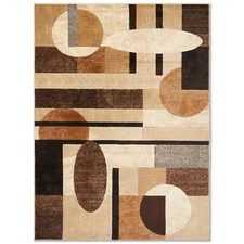 Home Dynamix Jasmine Modern Area Rug Abstract Brown/Beige 9'2"x12'5"
