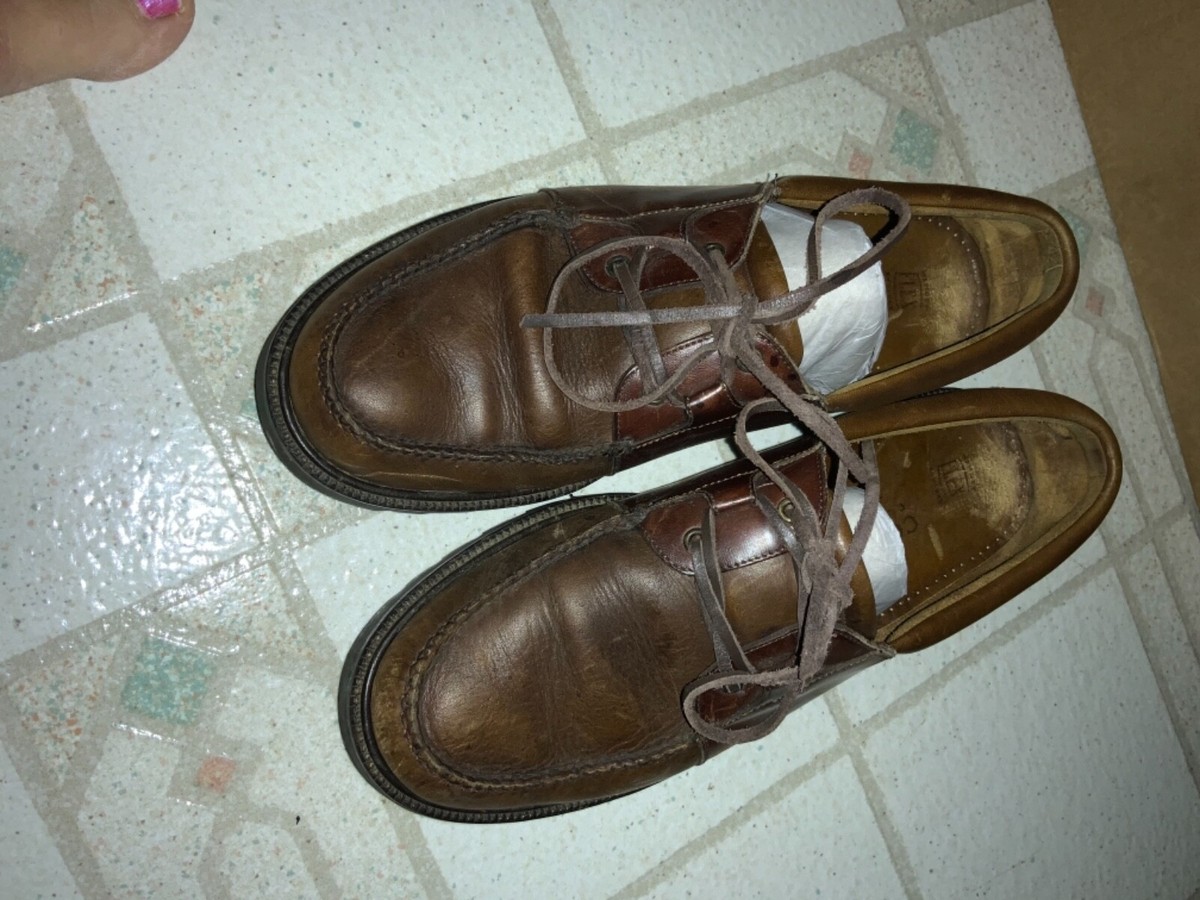 Cole Haan Mens Country Loafers Sz 10M Brown Formal Boat Slip 