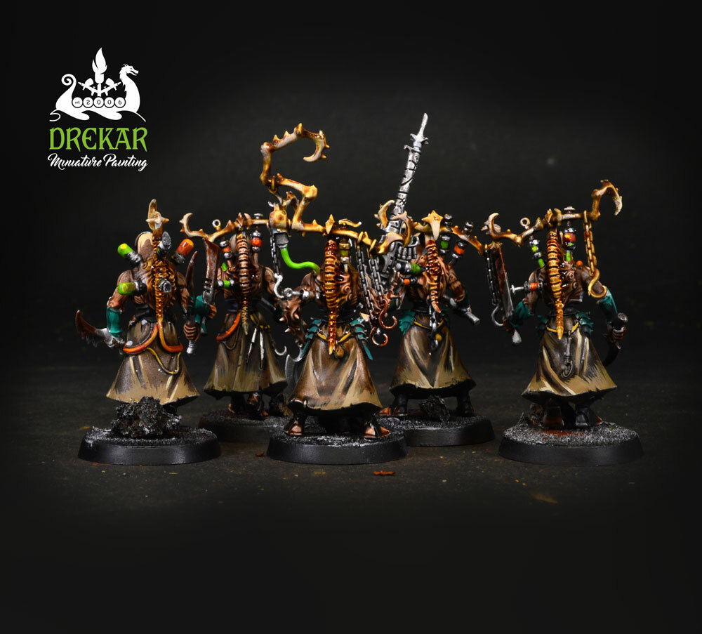Wracks Drukhari Dark eldar warhammer 40K ** COMMISSION ** painting | eBay