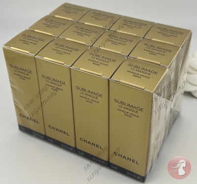12 x CHANEL Sublimage LE MASQUE MASK Visage 5ml/0.17oz SAMPLE TRAVEL