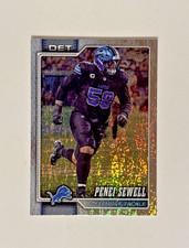 Penei Sewell 2026 Topps Flagship #222 Sandglitter Foil Parallel Detroit Lions OT