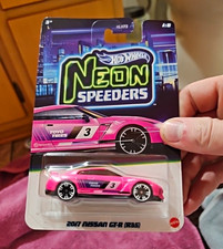 Hot Wheels Neon Speeders 2017 Nissan Gt-r R35 Pink Diecast 164 Unopened